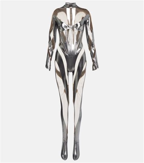 mugler jumpsuit|More.